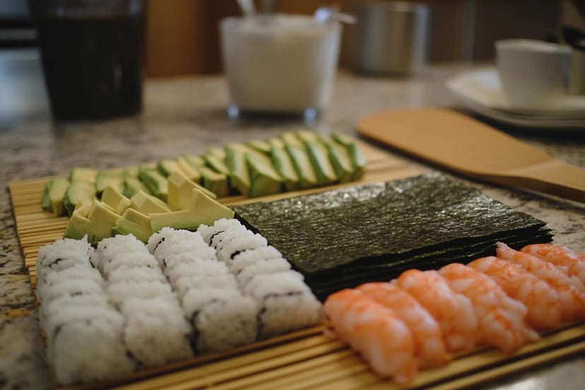Kit de préparation à sushis